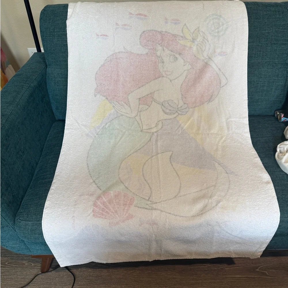 Vintage 1990’s Disney Beach Towel The Little Mermaid Ariel